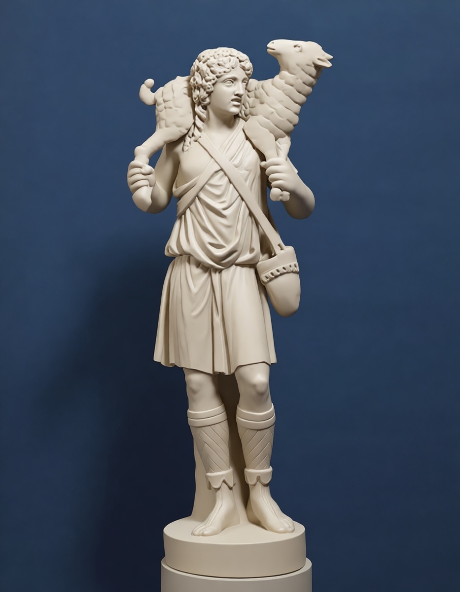 Good Shepherd Statue free 3D printable STL