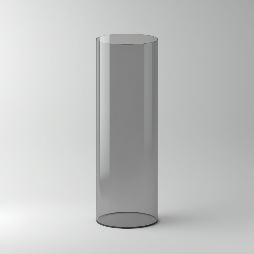 Curved Transparent Cylinder free 3D printable STL