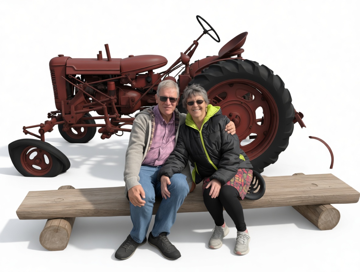 Farmall Cub Tractor Model free 3D printable STL