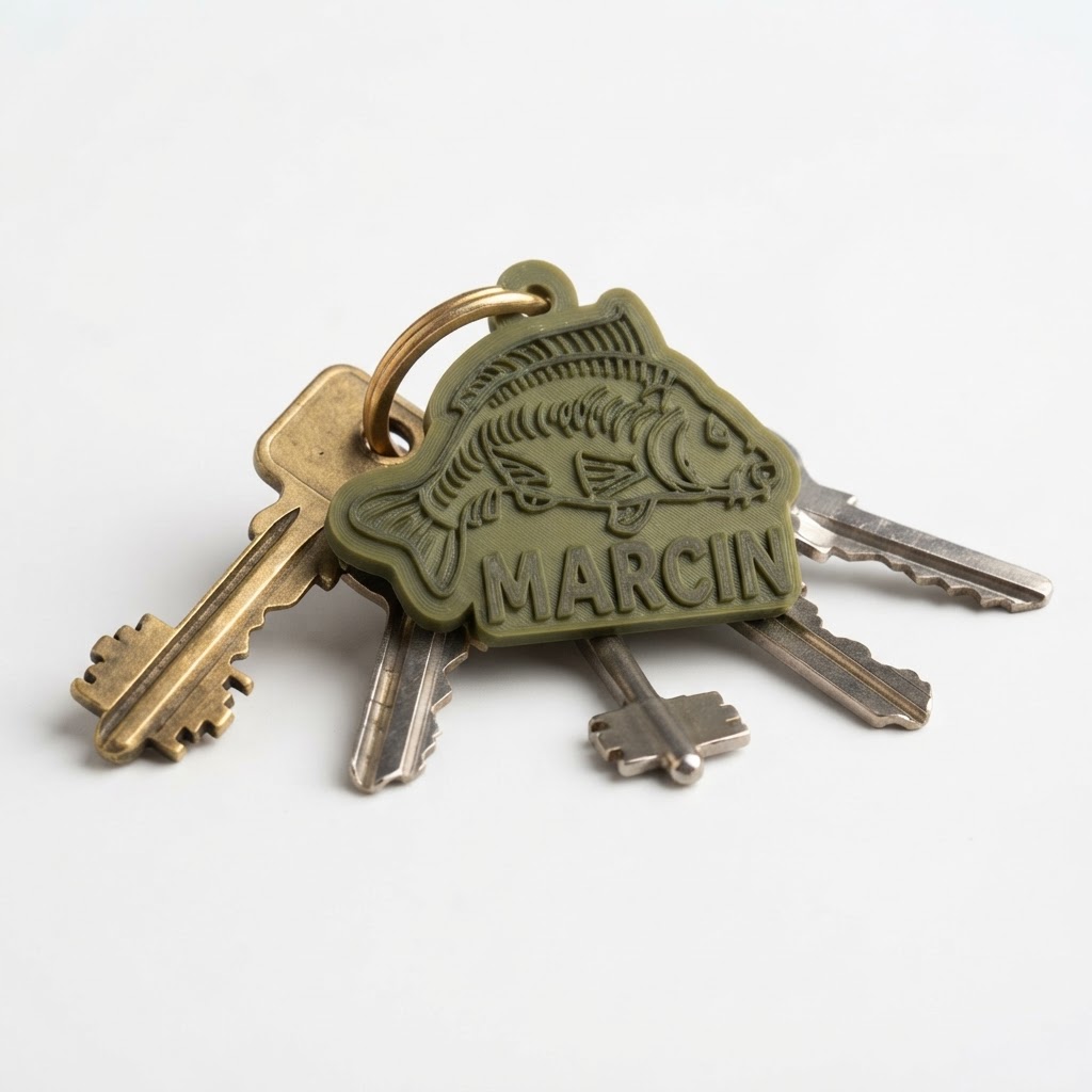 Carp Keychain Figurine free 3D printable STL