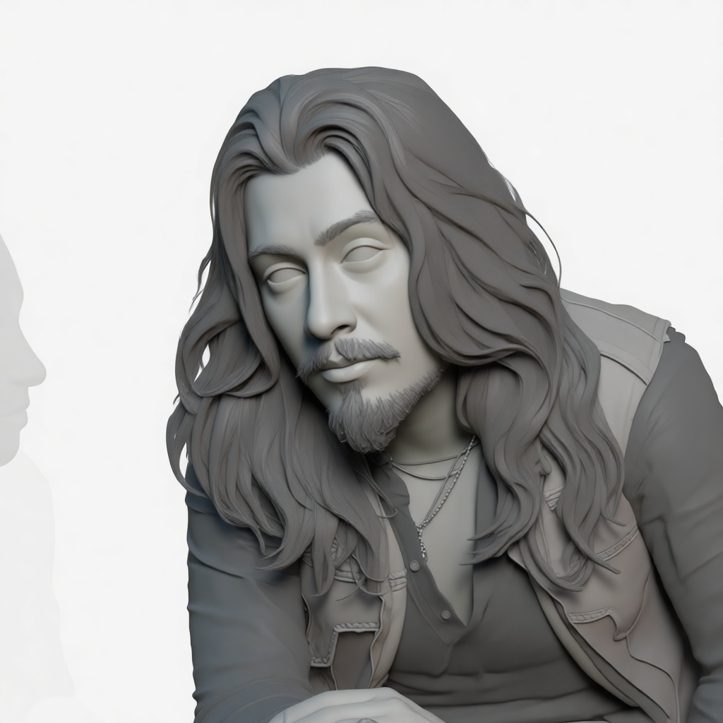Alessandro Michele Bust free 3D printable STL