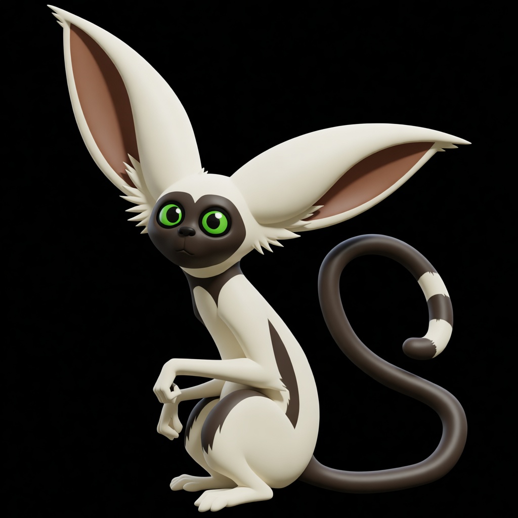 Fennec Fox Stylized Figurine free 3D printable STL