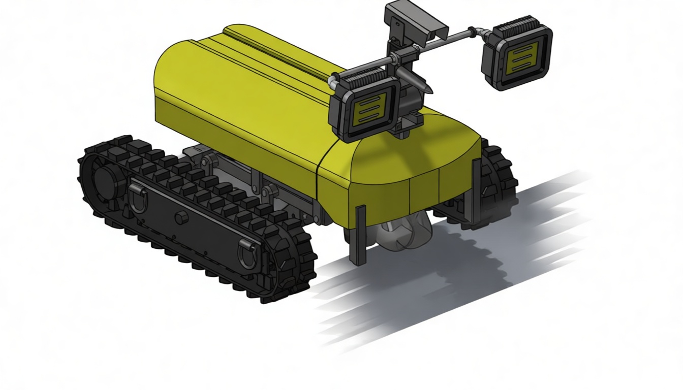 Crawler Robot Model free 3D printable STL