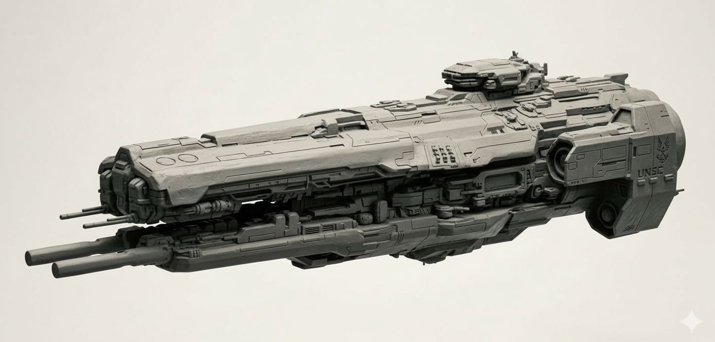 UNSC Spirit of Fire free 3D printable STL