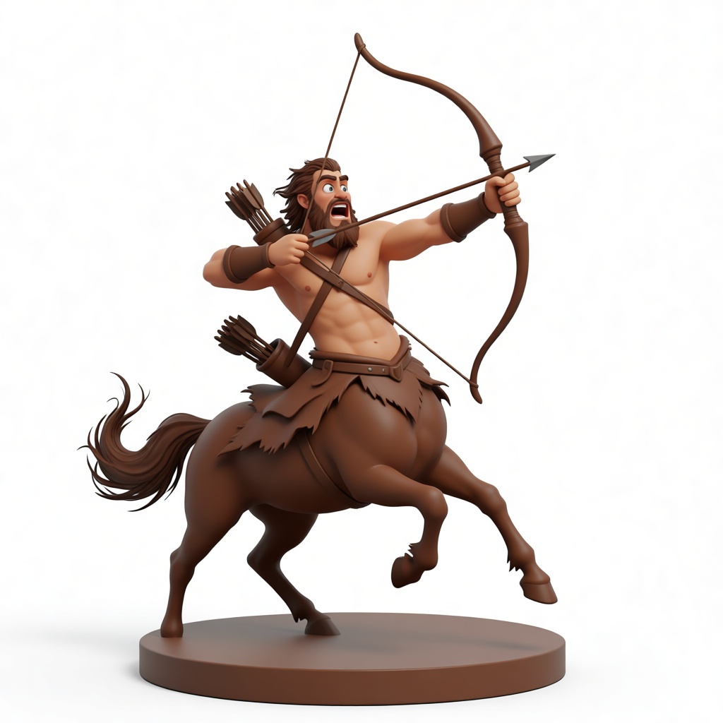 Centaur Archer Figurine free 3D printable STL
