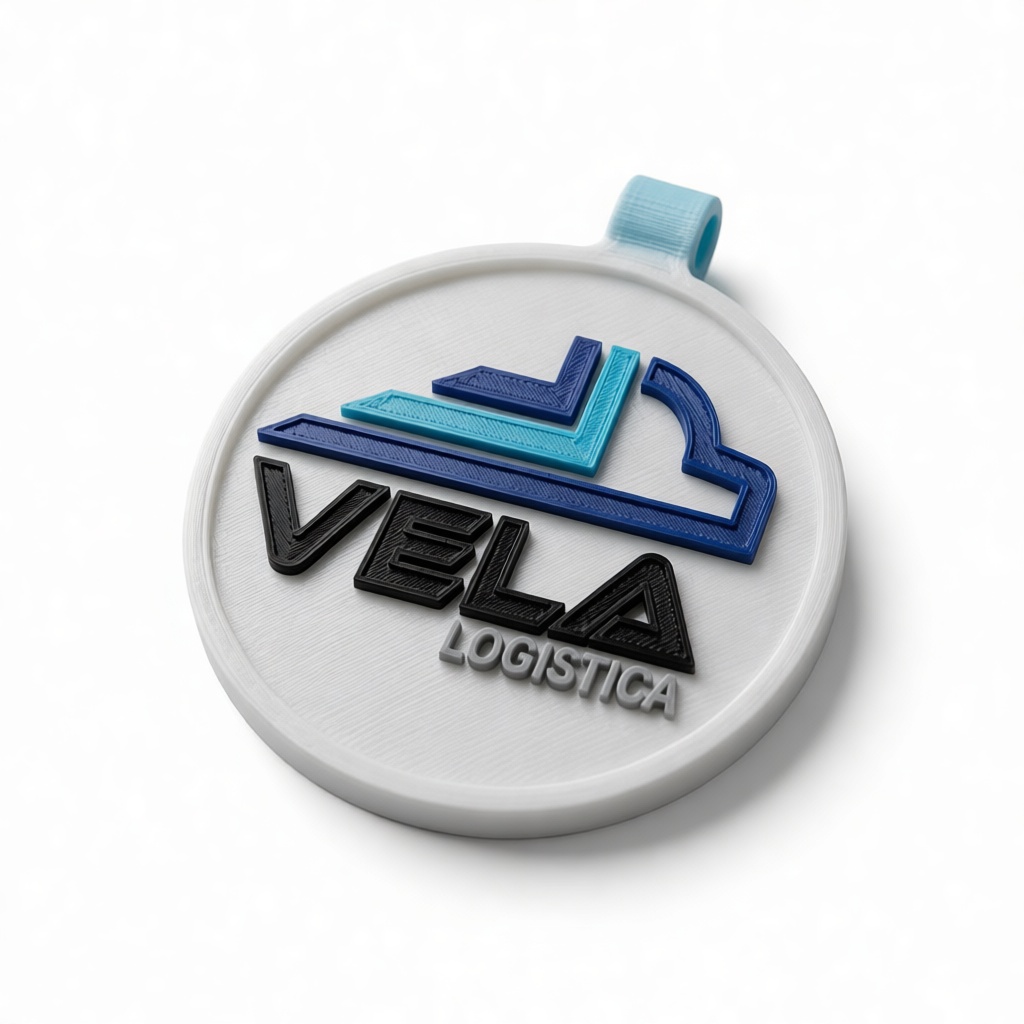 Vela Logistica Logo Pendant free 3D printable STL