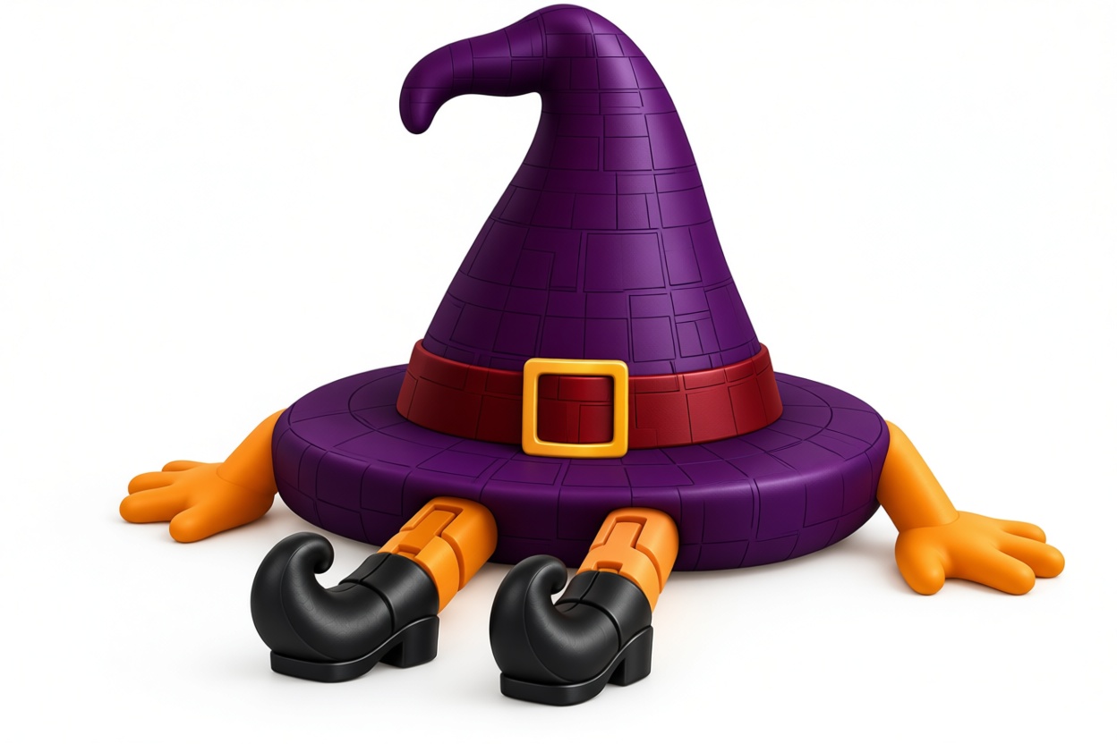Witch Hat Figurine free 3D printable STL
