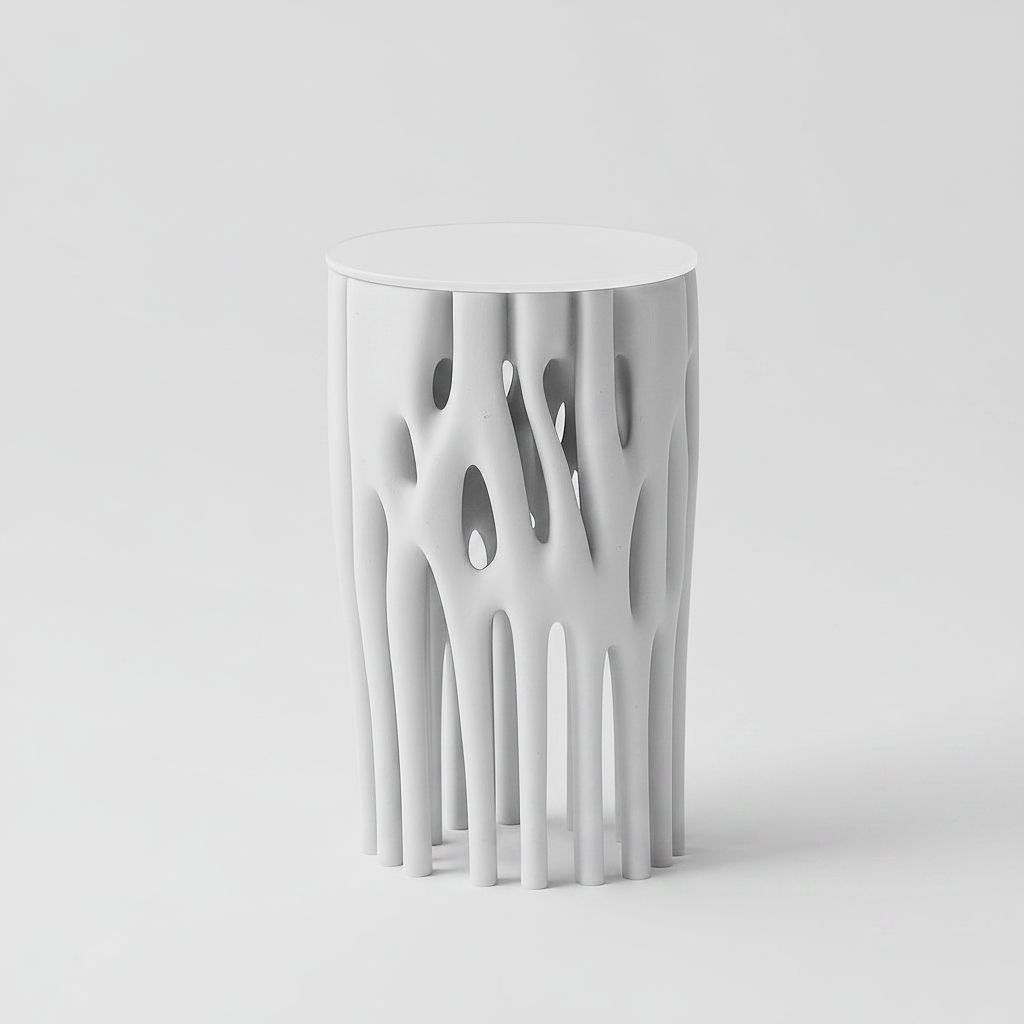 Organic Branches Stool free 3D printable STL