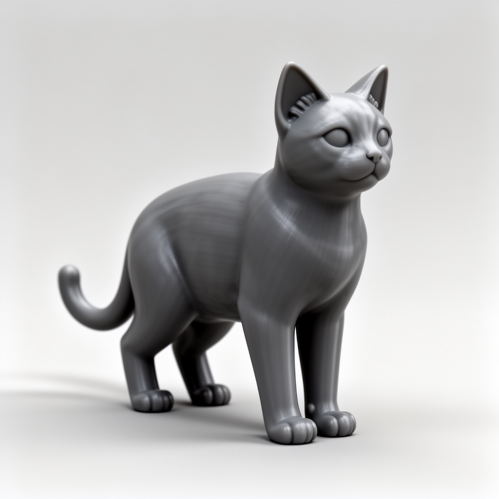 Cat Figurine free 3D printable STL