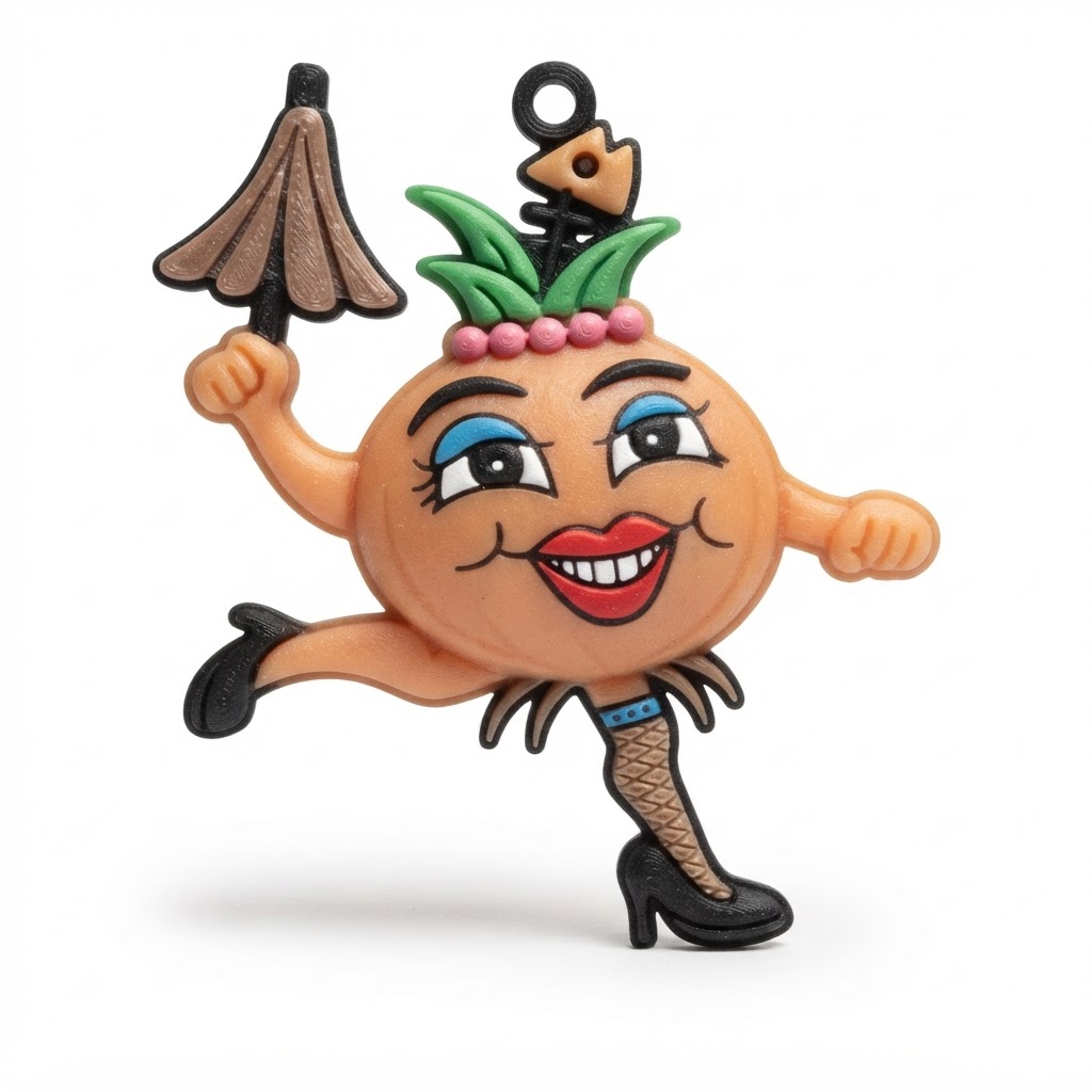 Dancing Orange Figurine free 3D printable STL