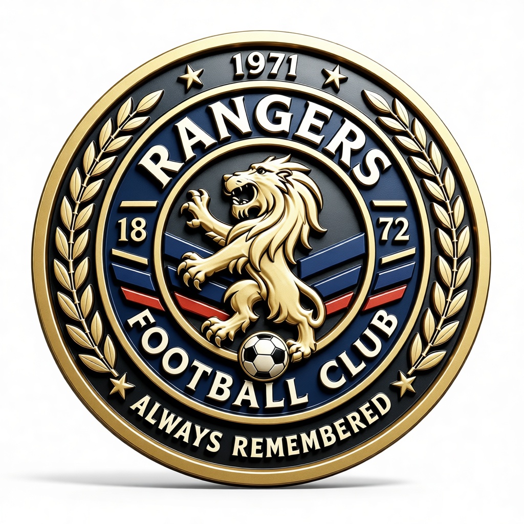 Rangers Football Club Emblem free 3D printable STL