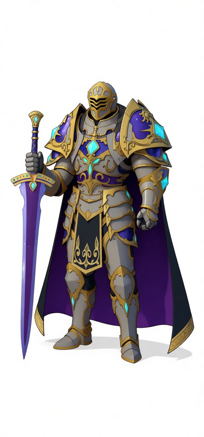 Fantasy Paladin Figurine free 3D printable STL