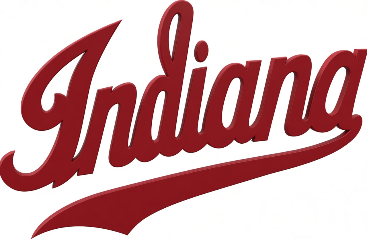 Indiana Logo Sign free 3D printable STL