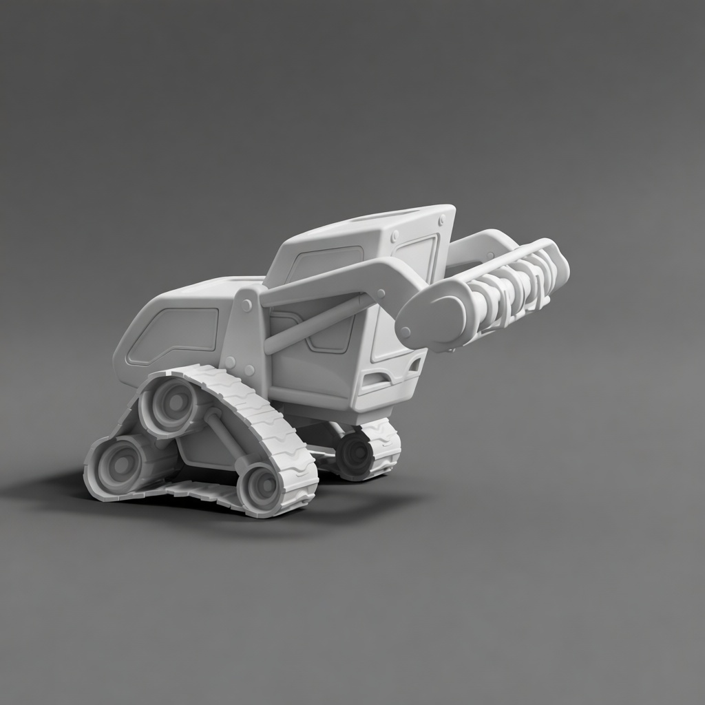 Skid Steer Loader Model free 3D printable STL
