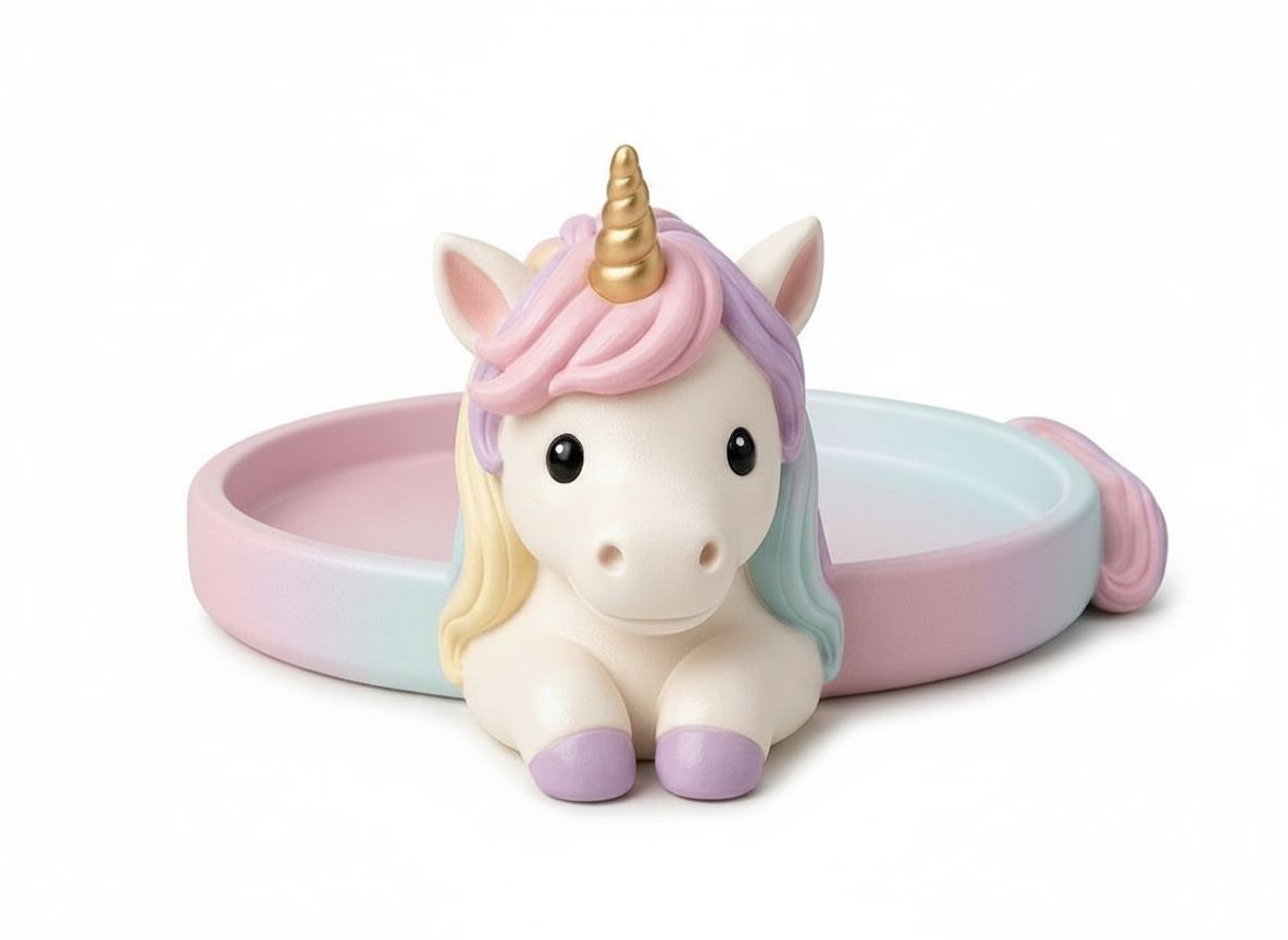 Unicorn Trinket Tray free 3D printable STL