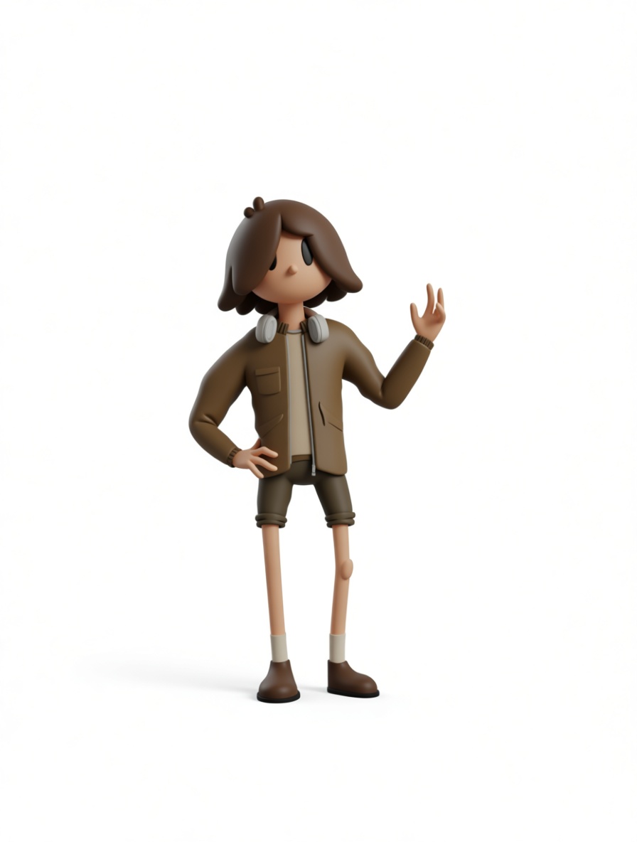 Modern Casual Figurine free 3D printable STL