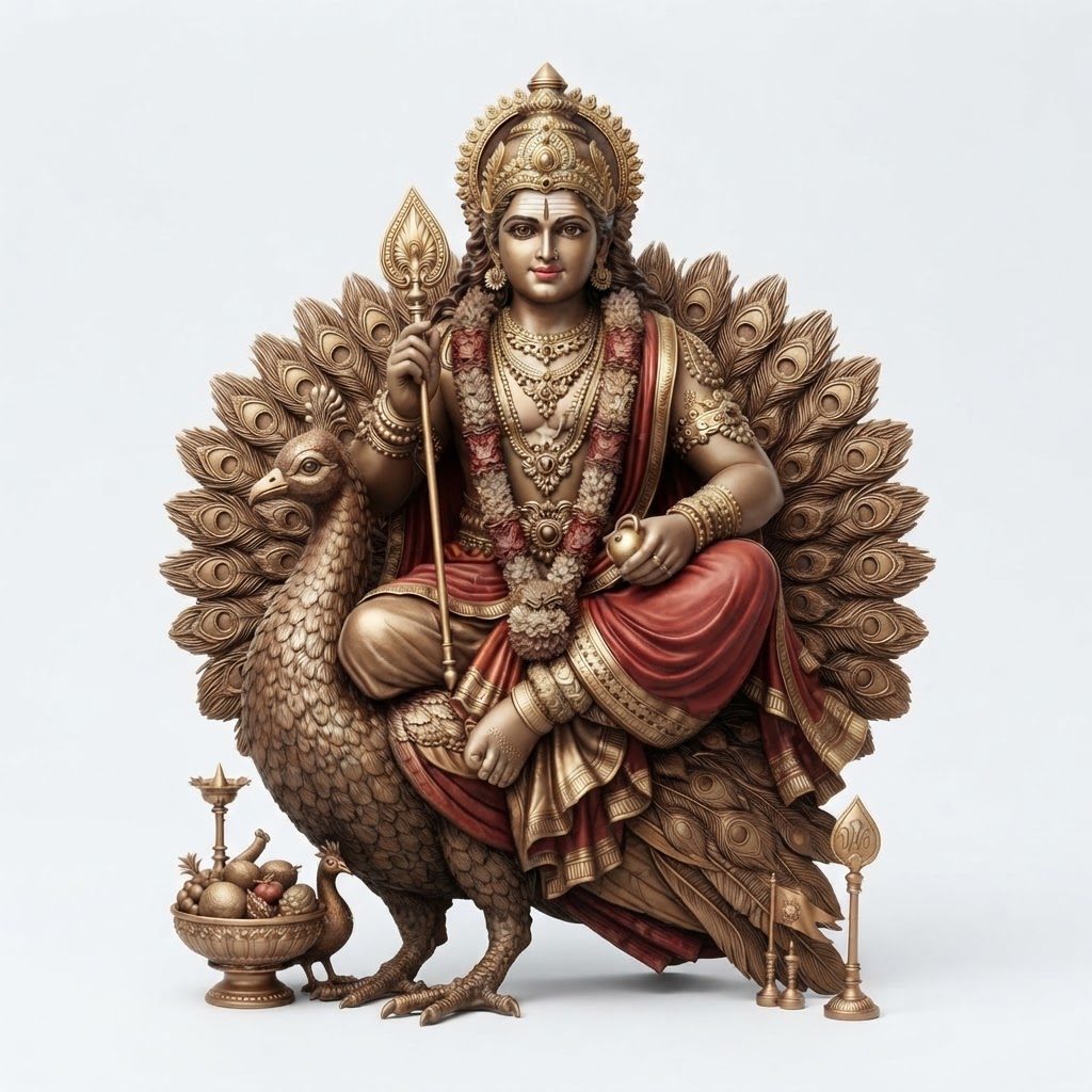 Lord Murugan Statue free 3D printable STL