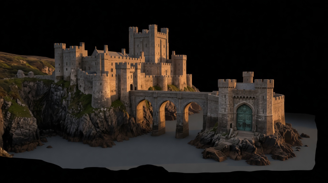 Acre Castle Model free 3D printable STL