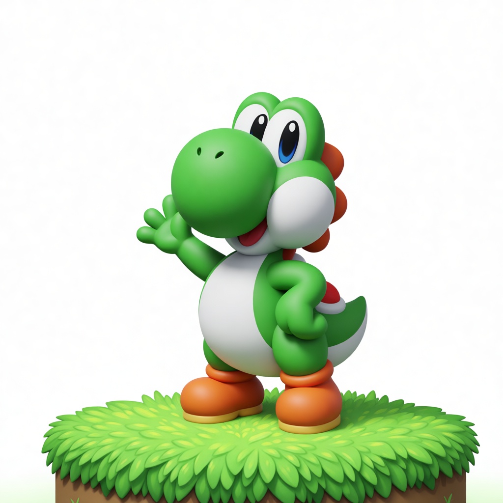 Yoshi Figurine free 3D printable STL