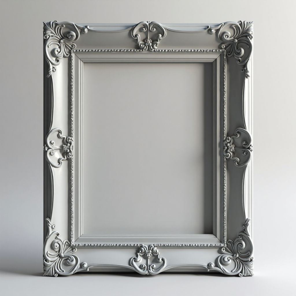 Ornate Picture Frame free 3D printable STL