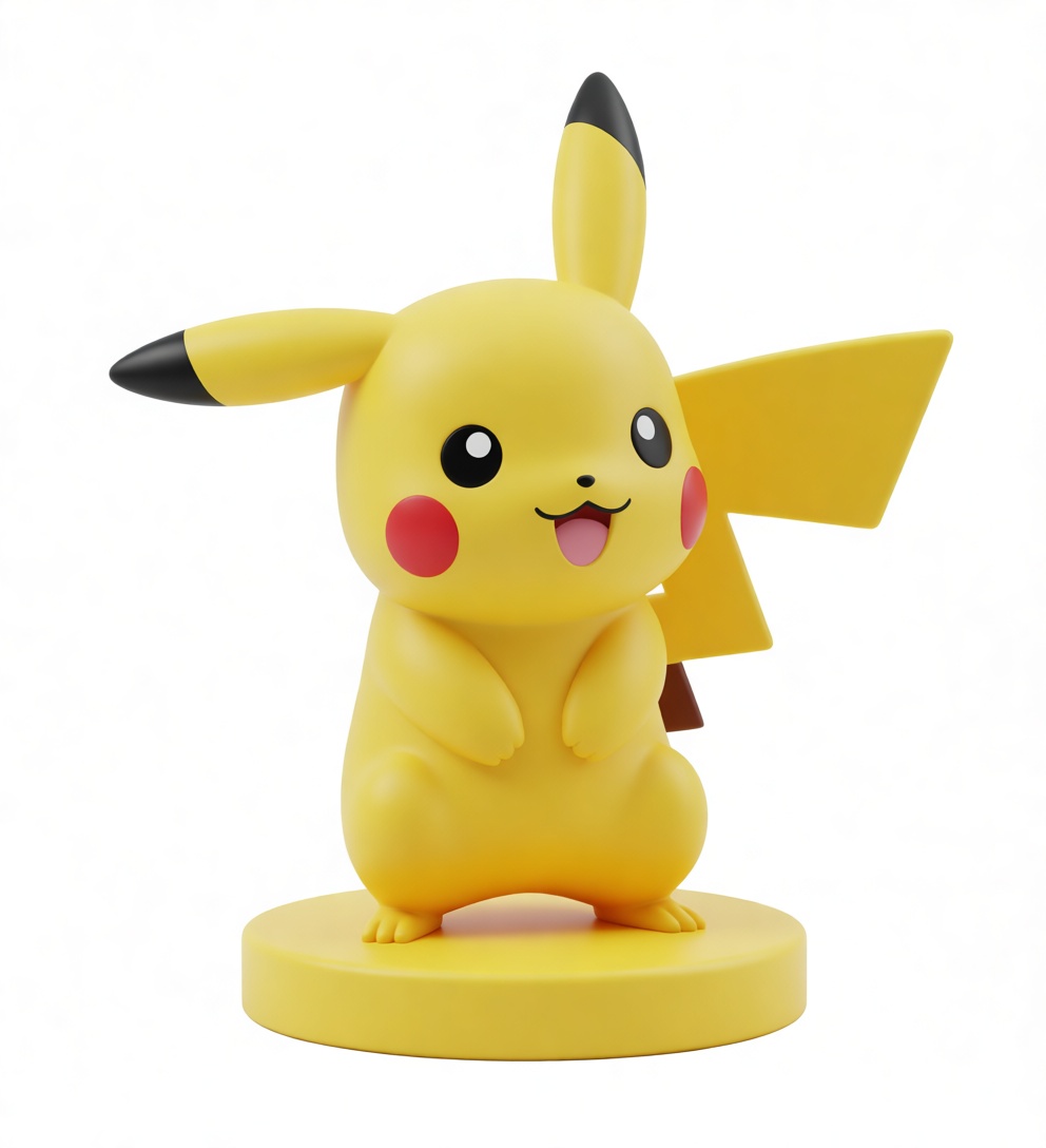Pikachu Figurine free 3D printable STL