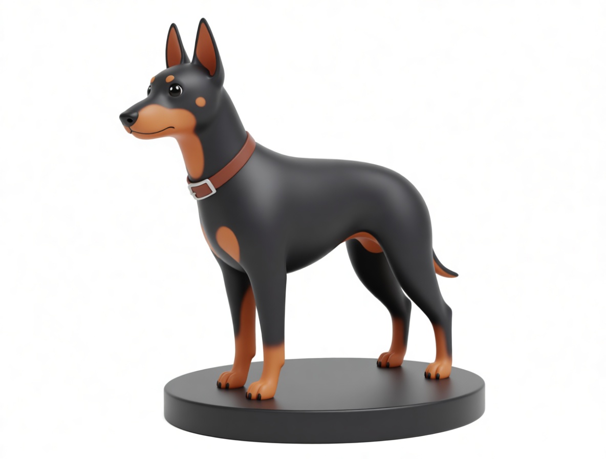 Doberman Pinscher Figurine free 3D printable STL
