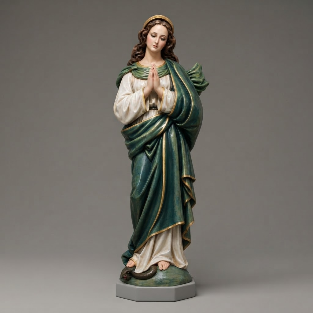 Virgin Mary Statue free 3D printable STL