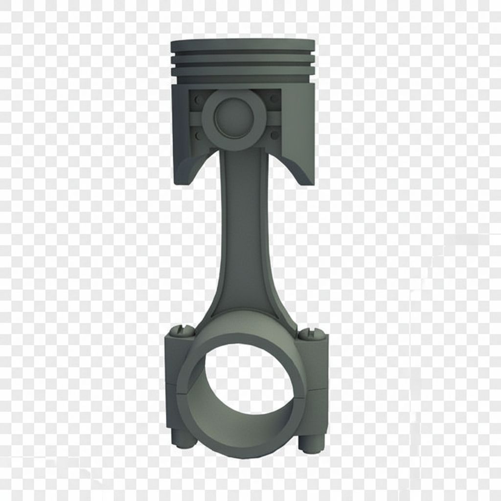 Engine Piston Connecting Rod Model free 3D printable STL