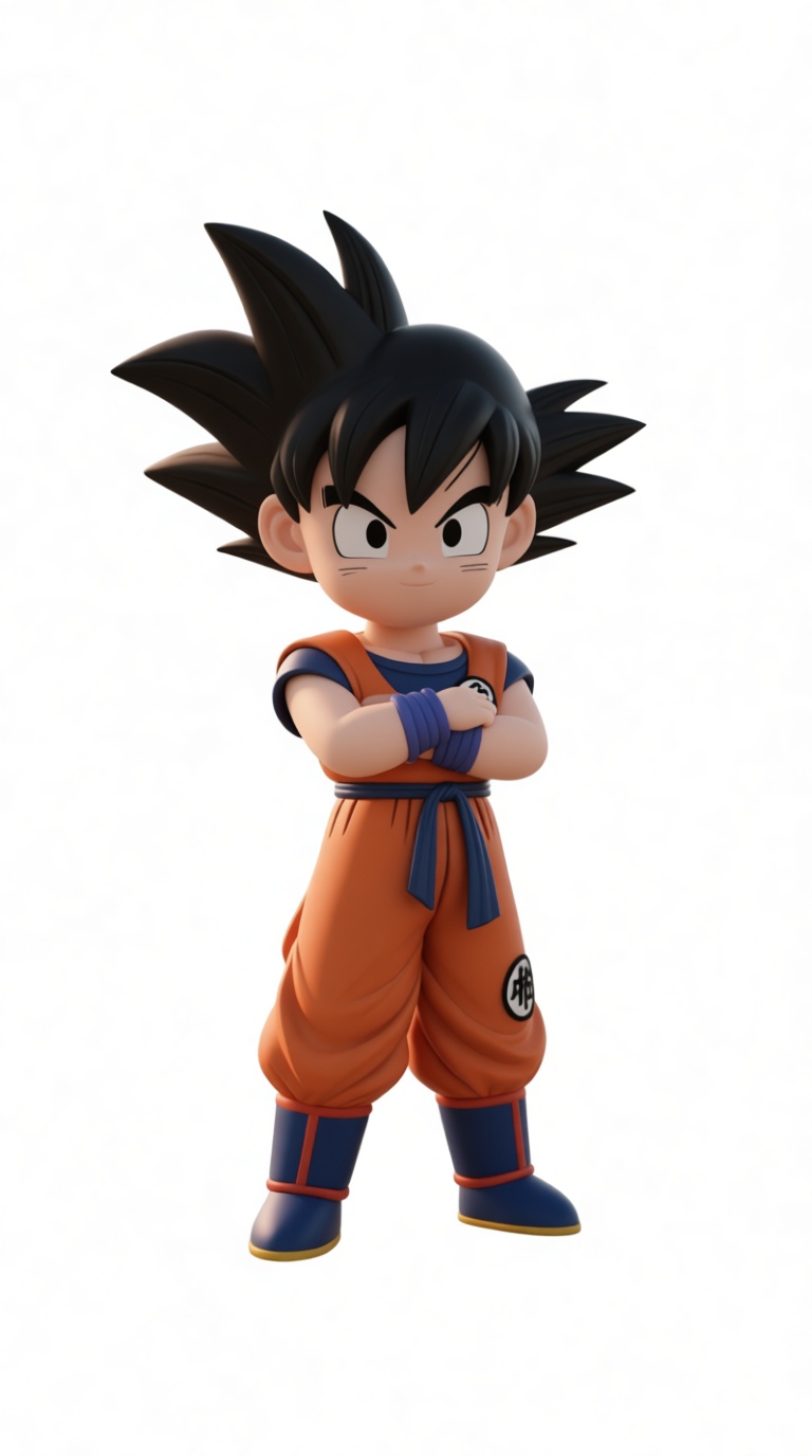 Kid Goku Figurine - Free 3D Printable STL File