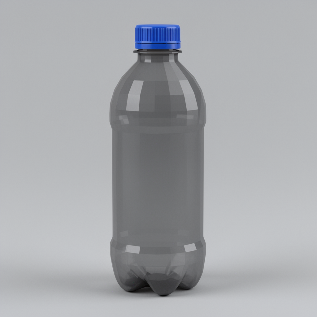 500ml PET Water Bottle Model free 3D printable STL