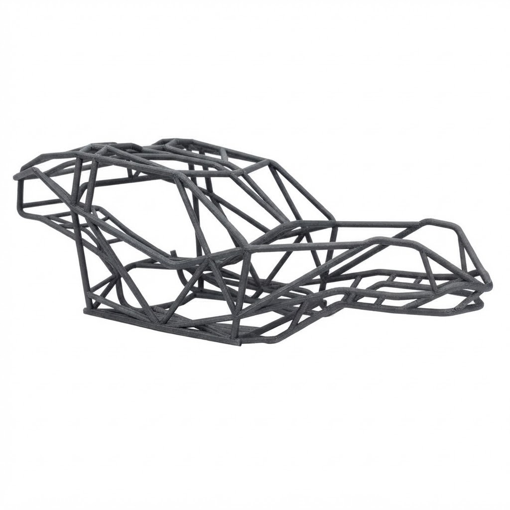 RC Car Roll Cage Model free 3D printable STL