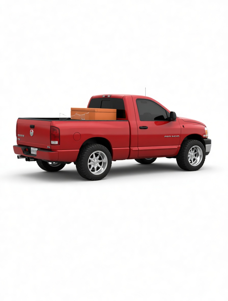 Dodge Ram 1500 Pickup Model free 3D printable STL
