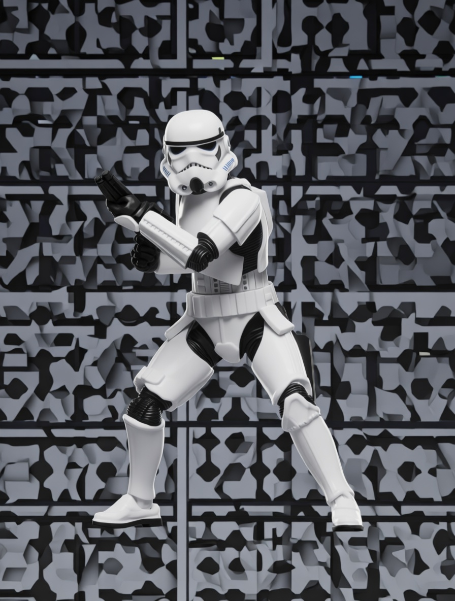 Stormtrooper Action Figurine free 3D printable STL