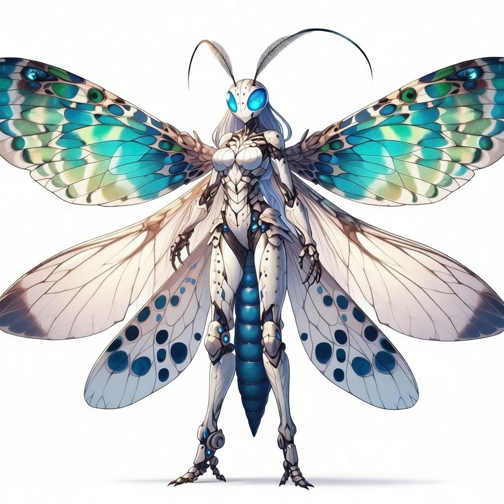 Moth Girl Figurine free 3D printable STL