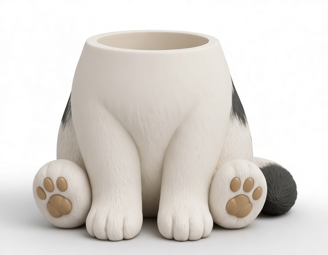 Cat Butt Planter free 3D printable STL