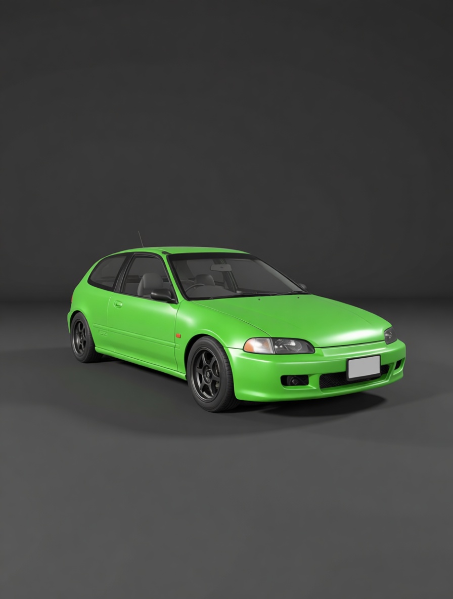 1993 Honda Civic EG Hatchback free 3D printable STL