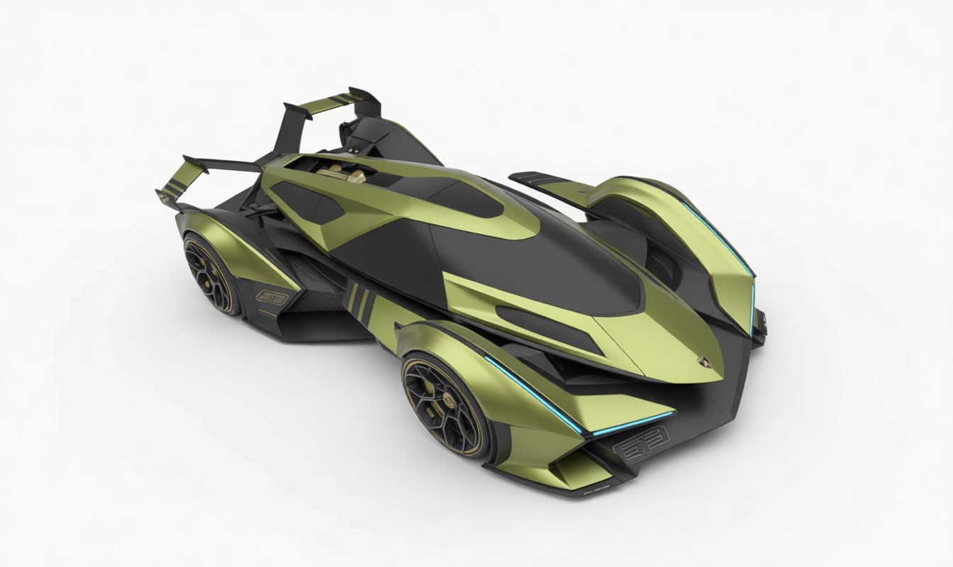 Lamborghini LPI 800-4 Model free 3D printable STL