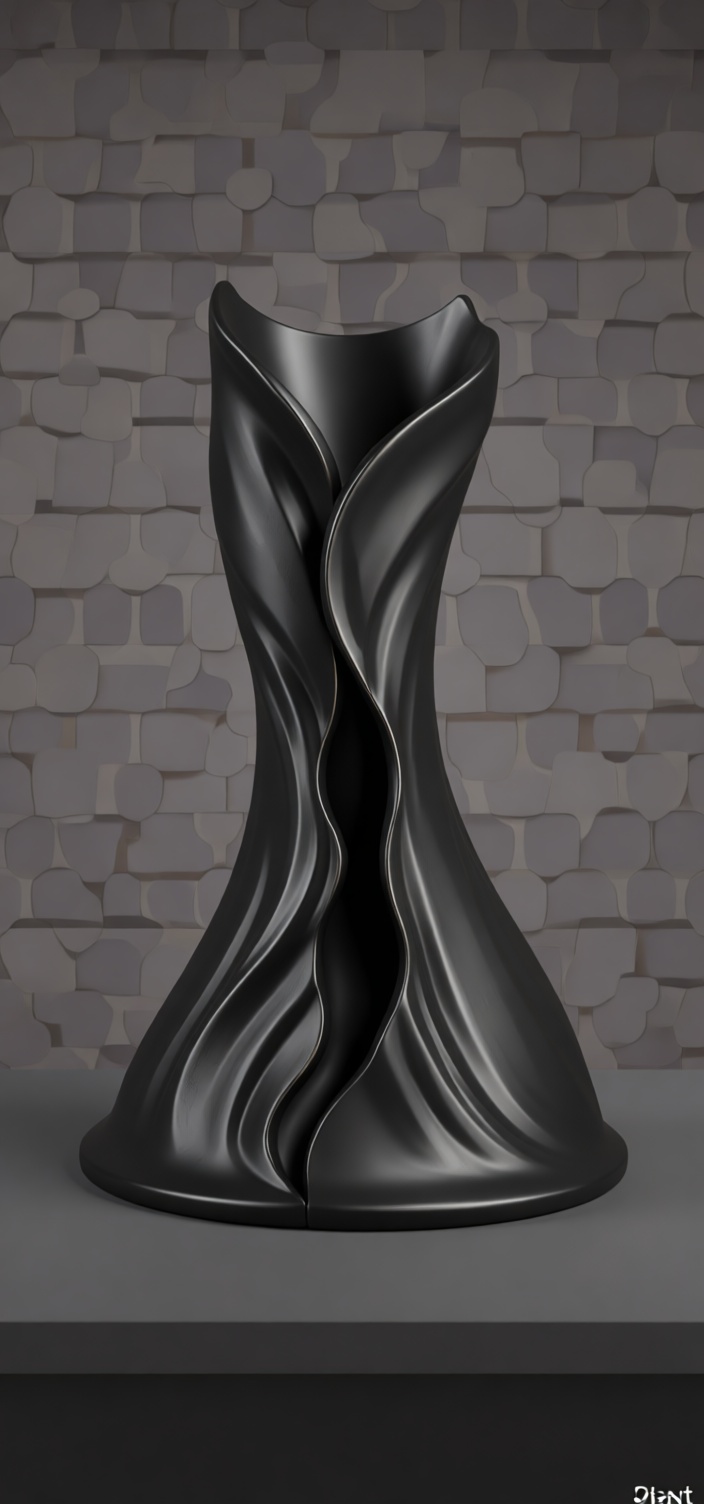 Abstract Flow Vase free 3D printable STL