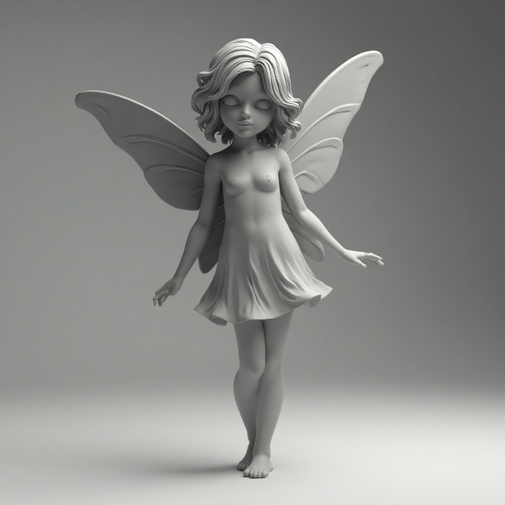 Innocent Fairy Figurine free 3D printable STL