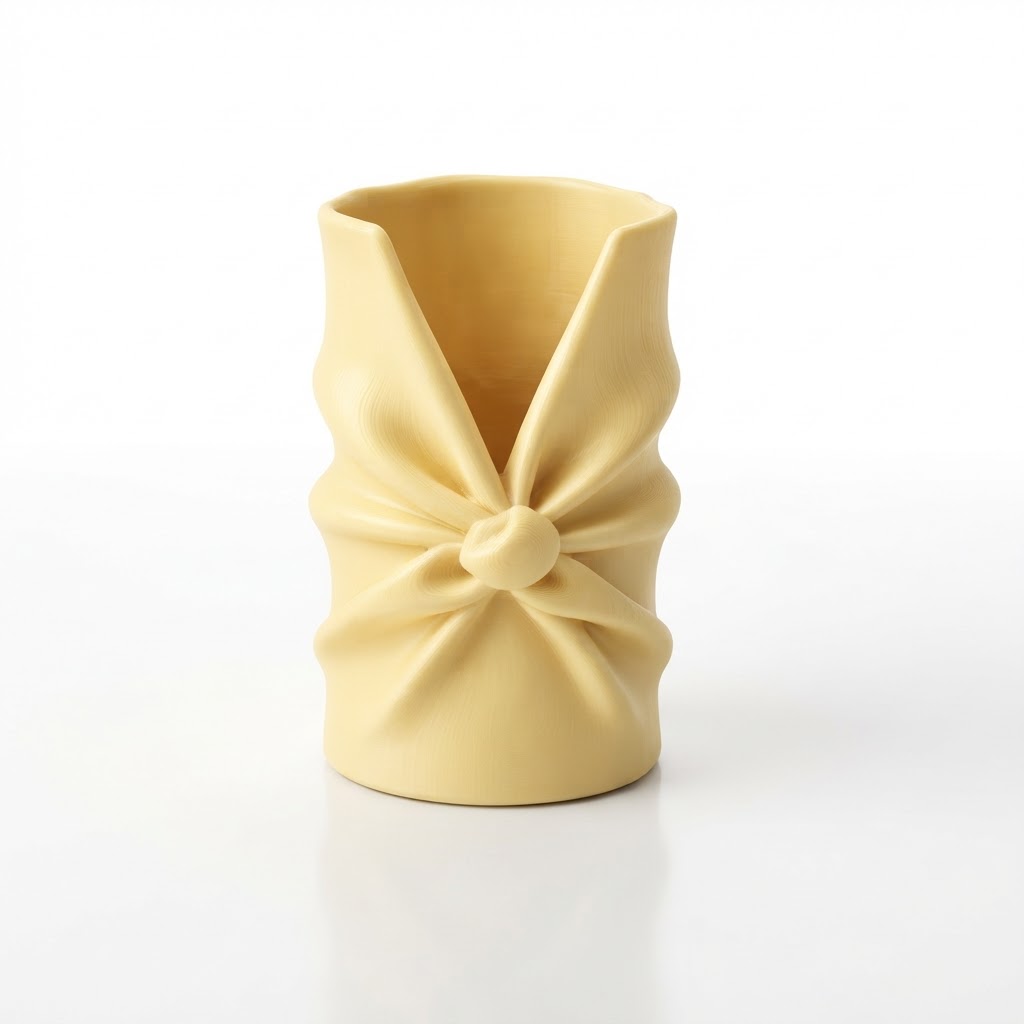 Knotted Vase Sculpture free 3D printable STL