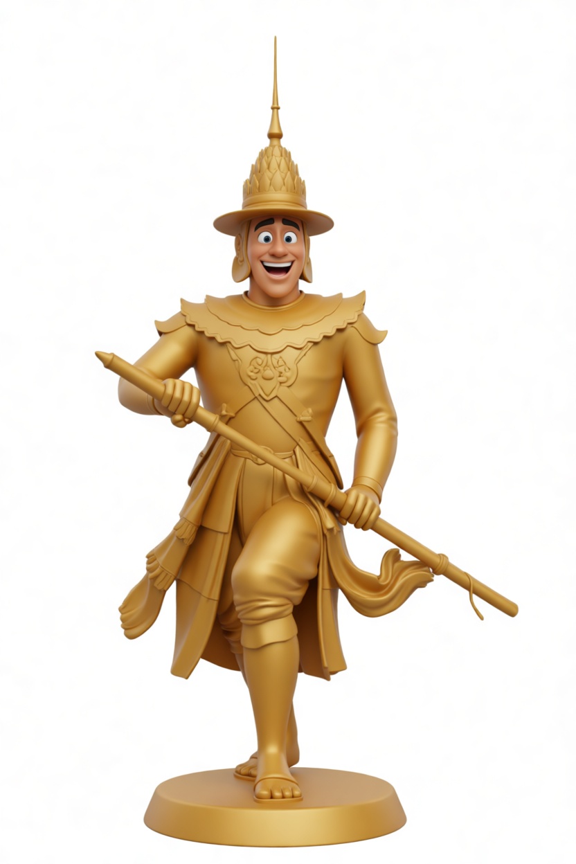 Rama Warrior Figurine free 3D printable STL