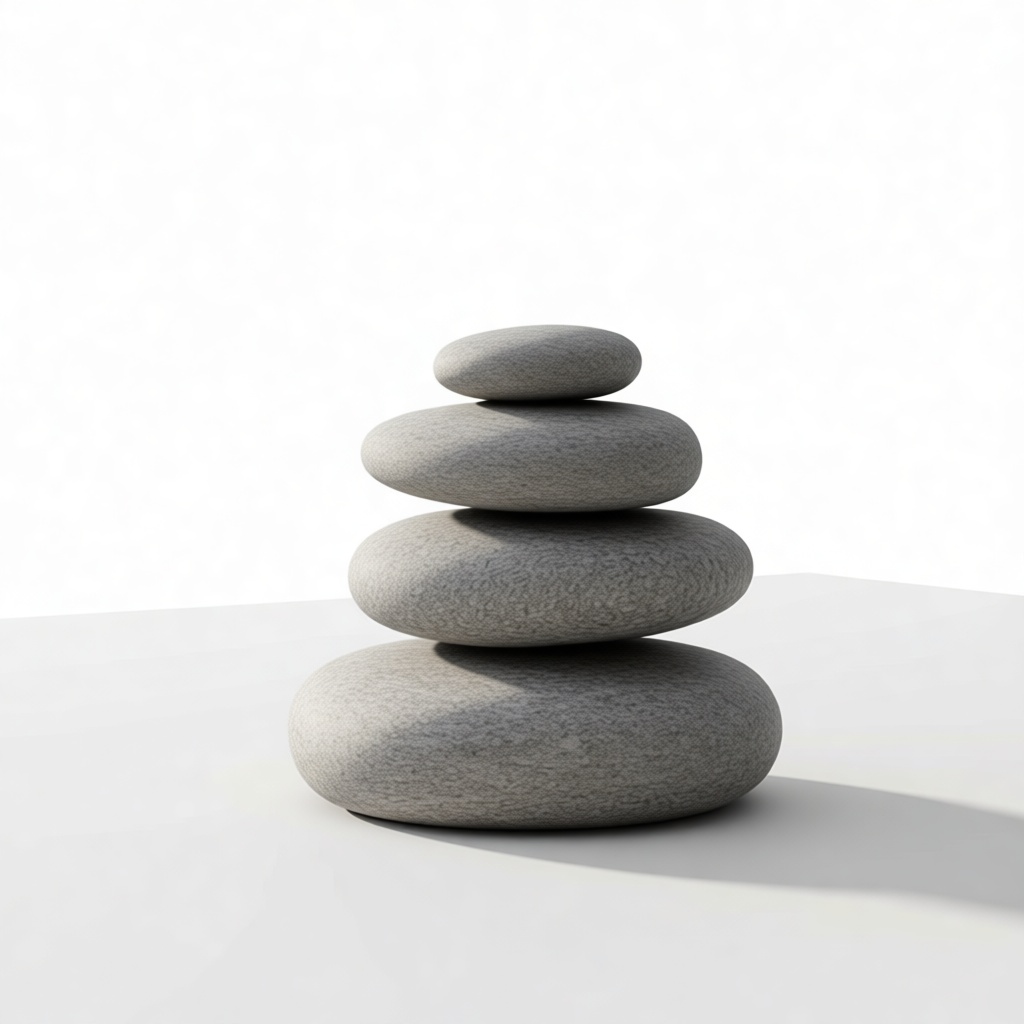 Zen Balance Stone Sculpture free 3D printable STL
