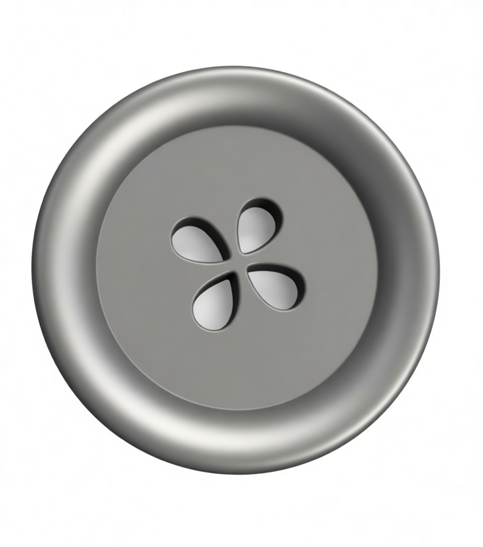 Classic Round Button Model free 3D printable STL