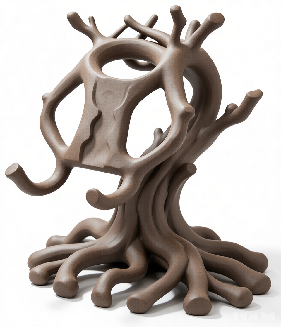 Tree Root Cup Holder free 3D printable STL