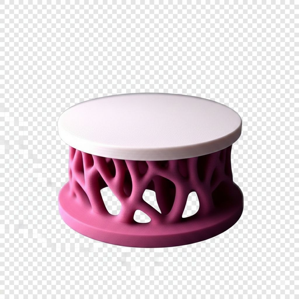 Voronoi Pattern Stool free 3D printable STL