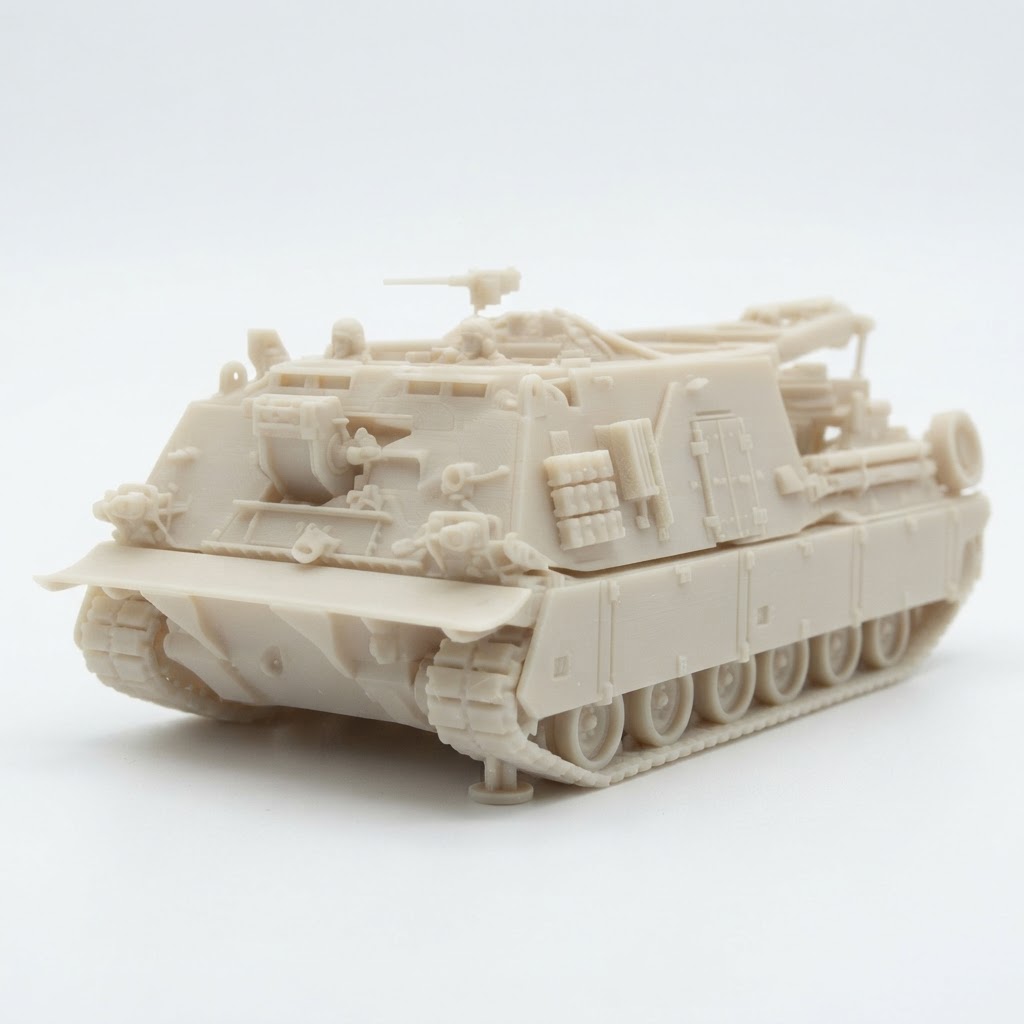 M548 Armored Recovery Vehicle Model free 3D printable STL