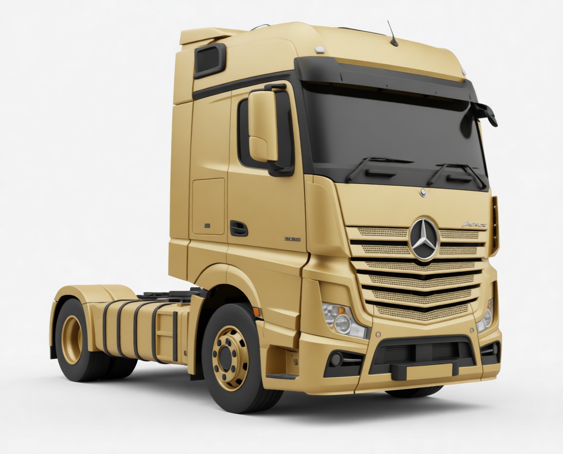 Mercedes-Benz Actros Truck Model free 3D printable STL