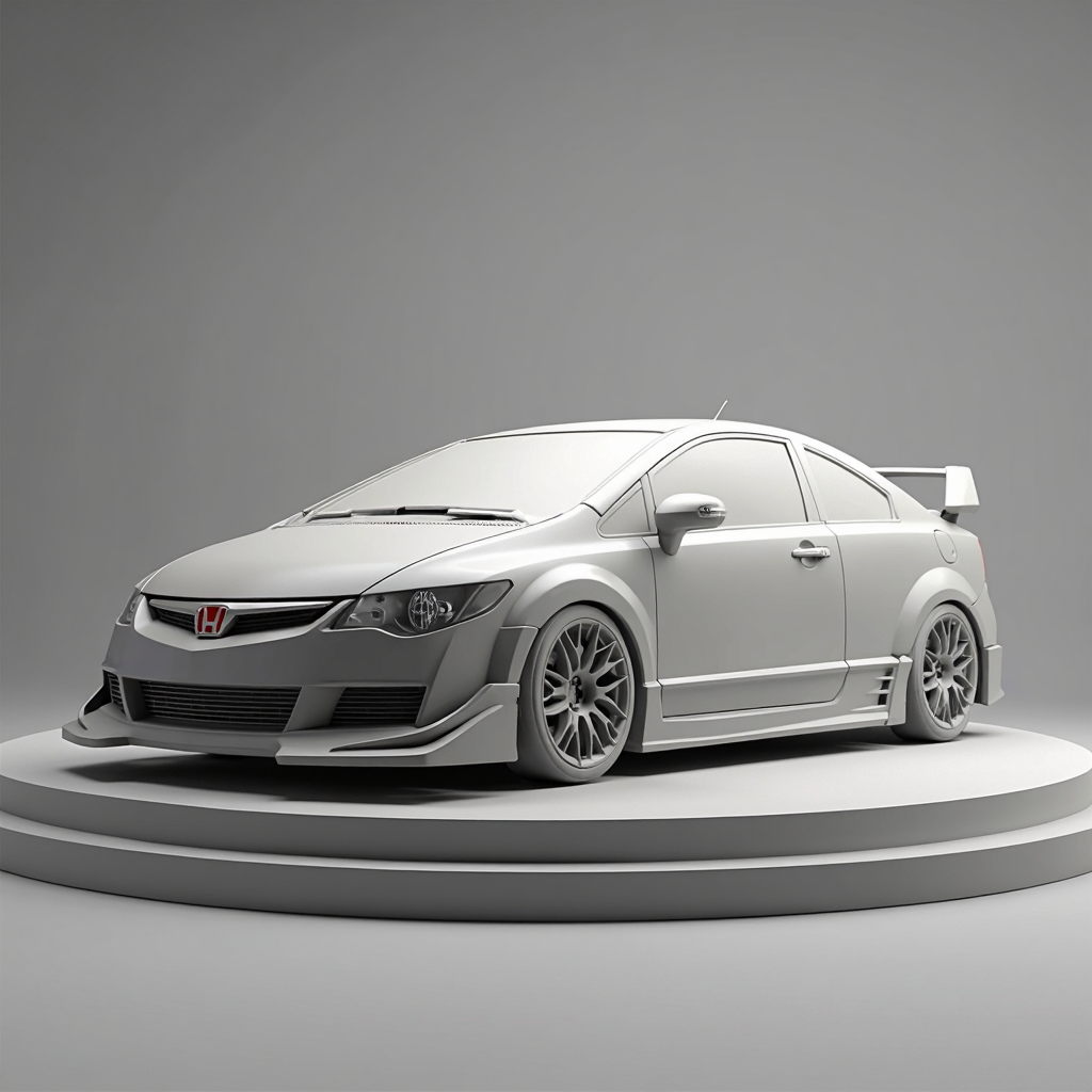 2008 Honda Civic FD6 Model free 3D printable STL