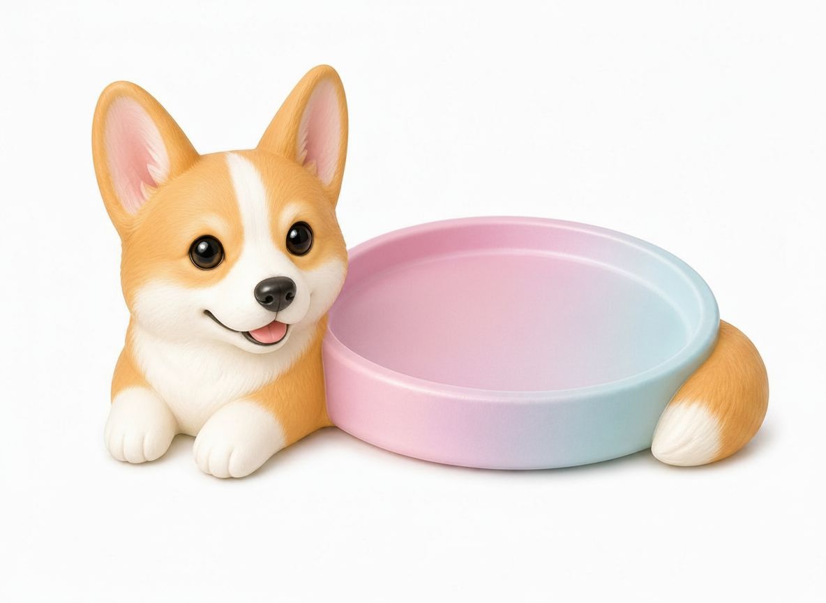 Corgi Dog Bowl free 3D printable STL