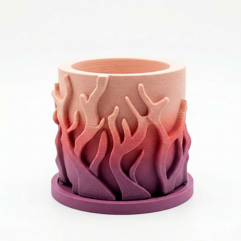 Coral Pattern Vase free 3D printable STL
